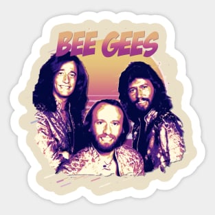 Vintage beges Sticker